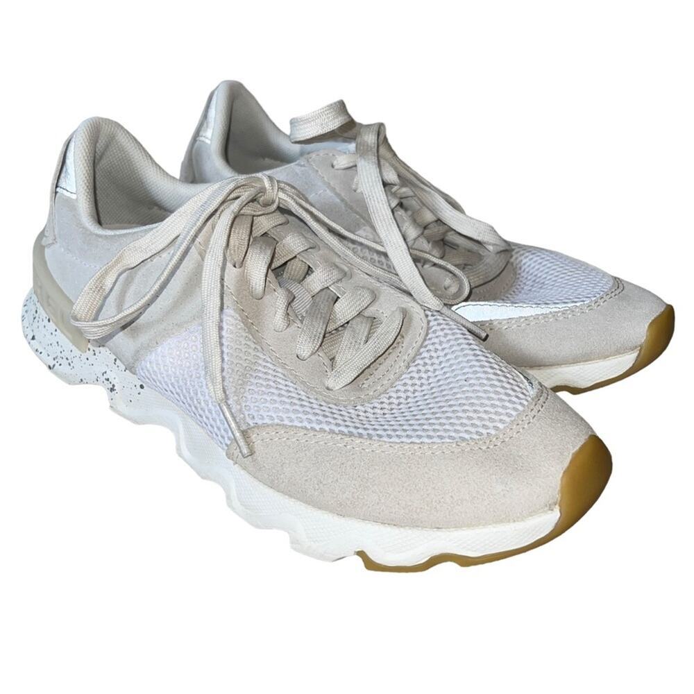Sorel Women's Kinetic Lite Lace Sneakers White Size 7.5